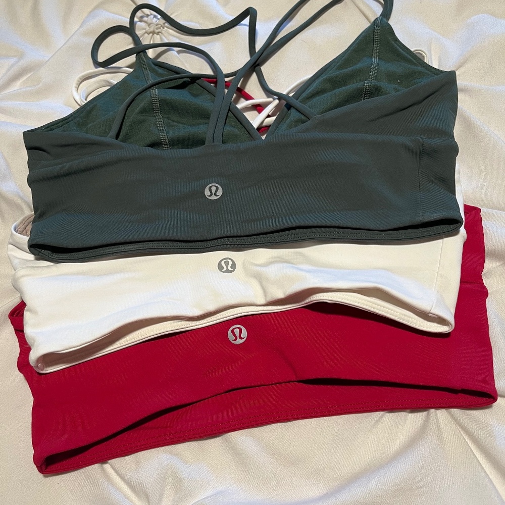 3 Lululemon Pushing Limits Sports Bras